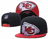 Chiefs Team Logo Black Red Adjustable Hat GS,baseball caps,new era cap wholesale,wholesale hats